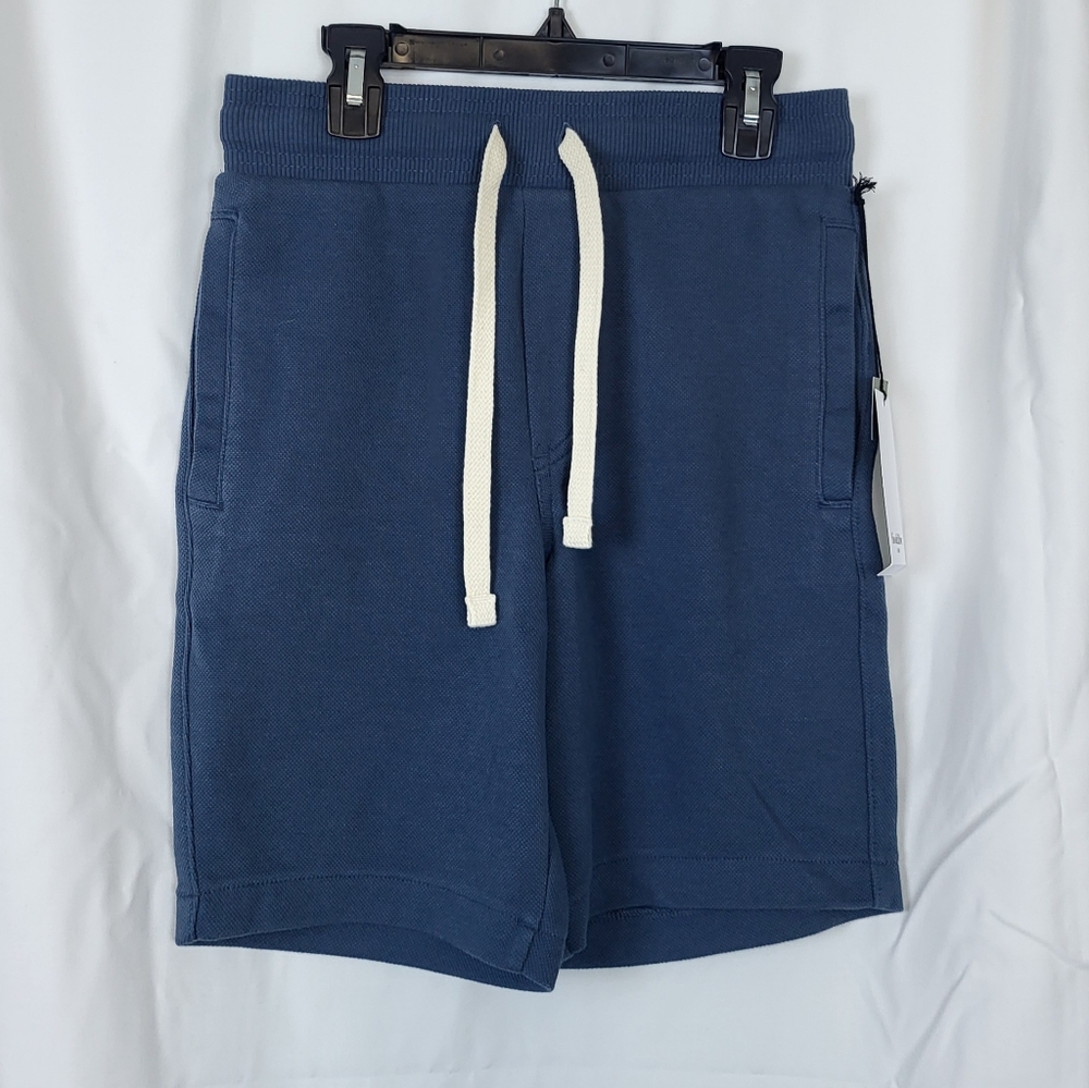 Goodfellow Men's‎ Elevated Steel Blue Knit Drawstring Waist Pocket Shorts XS New